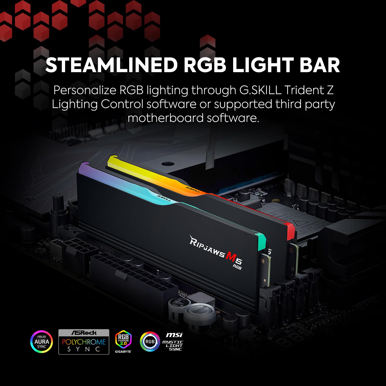 Foto 6 pulgar | Ram G.skill Ripjaws M5 Rgb Ddr5 32 Gb (2 X 16 Gb) 6400 Mt/s Cl36 - Venta Internacional.