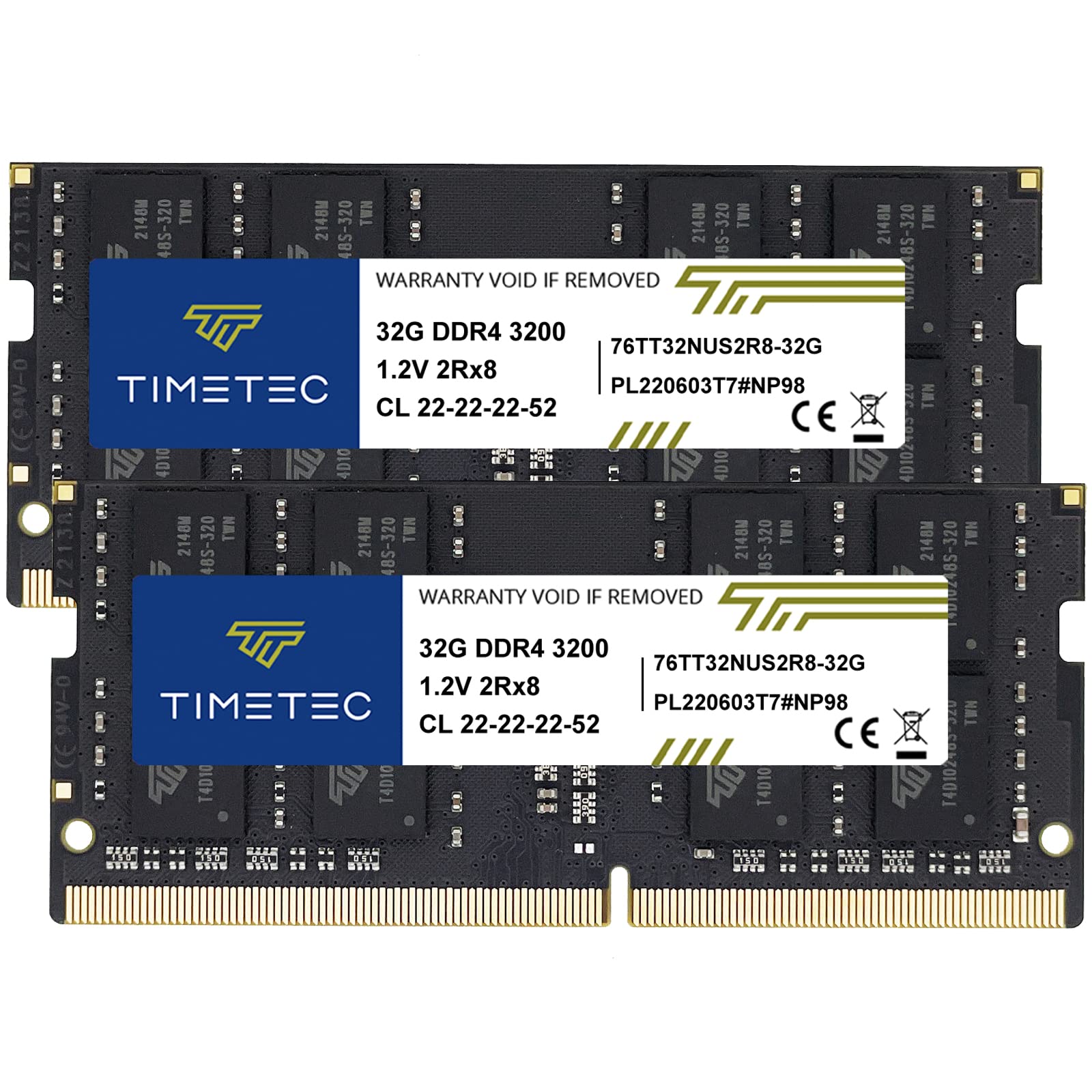 Foto 2 pulgar | Kit De Memoria Ram Timetec De 64 Gb (2 X 32 Gb) Ddr4 3200 Mhz Pc4-25600 - Venta Internacional.