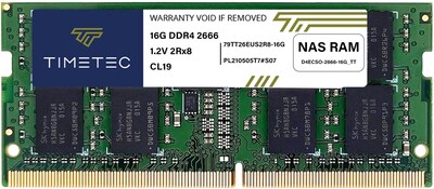 Foto 1 | Memoria Timetec Ddr4-2666, 16 Gb, Ecc, Sodimm Sin Búfer Para Synology - Venta Internacional.