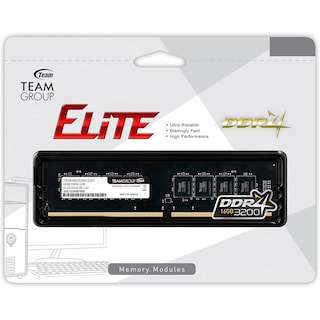 Foto 5 | Memoria Ram Ddr4 16gb 3200mhz Teamgroup Team Elite 1x16gb Negro Ted416g3200c2201memoria Ram Ddr4 16g