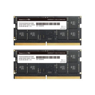 Foto 2 | Módulo De Memoria Para Portátil Ram Teamgroup Elite Ddr5 64gb (2x32gb) - Venta Internacional.