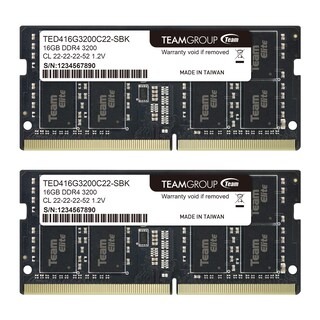 Foto 1 | Memoria Ram Teamgroup Elite Ddr4 De 32 Gb (2 X 16 Gb) A 3200 Mhz - Venta Internacional.
