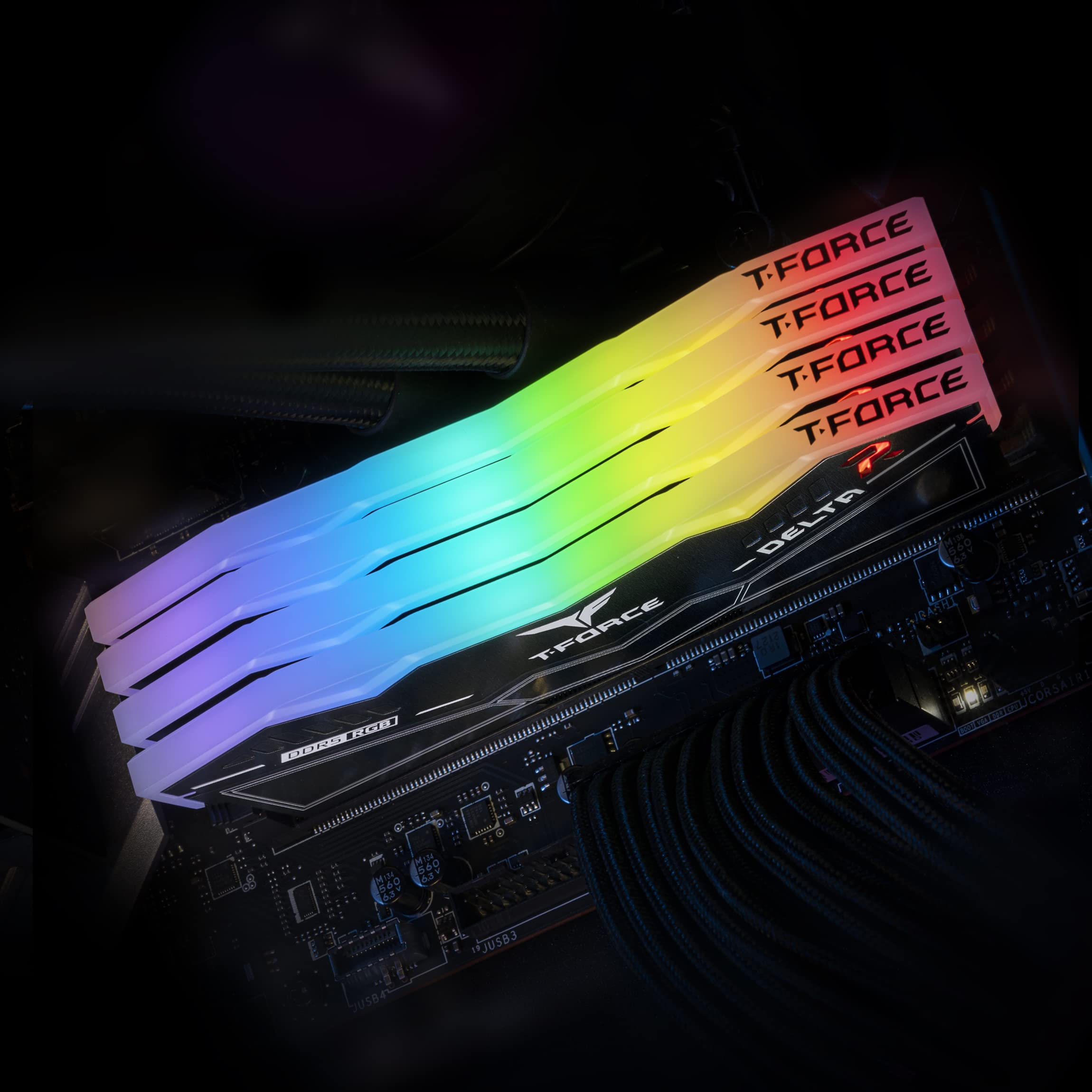Foto 4 pulgar | Ram Teamgroup T-force Delta Rgb Ddr5 32 Gb (2 X 16 Gb) 6000 Mhz - Venta Internacional.