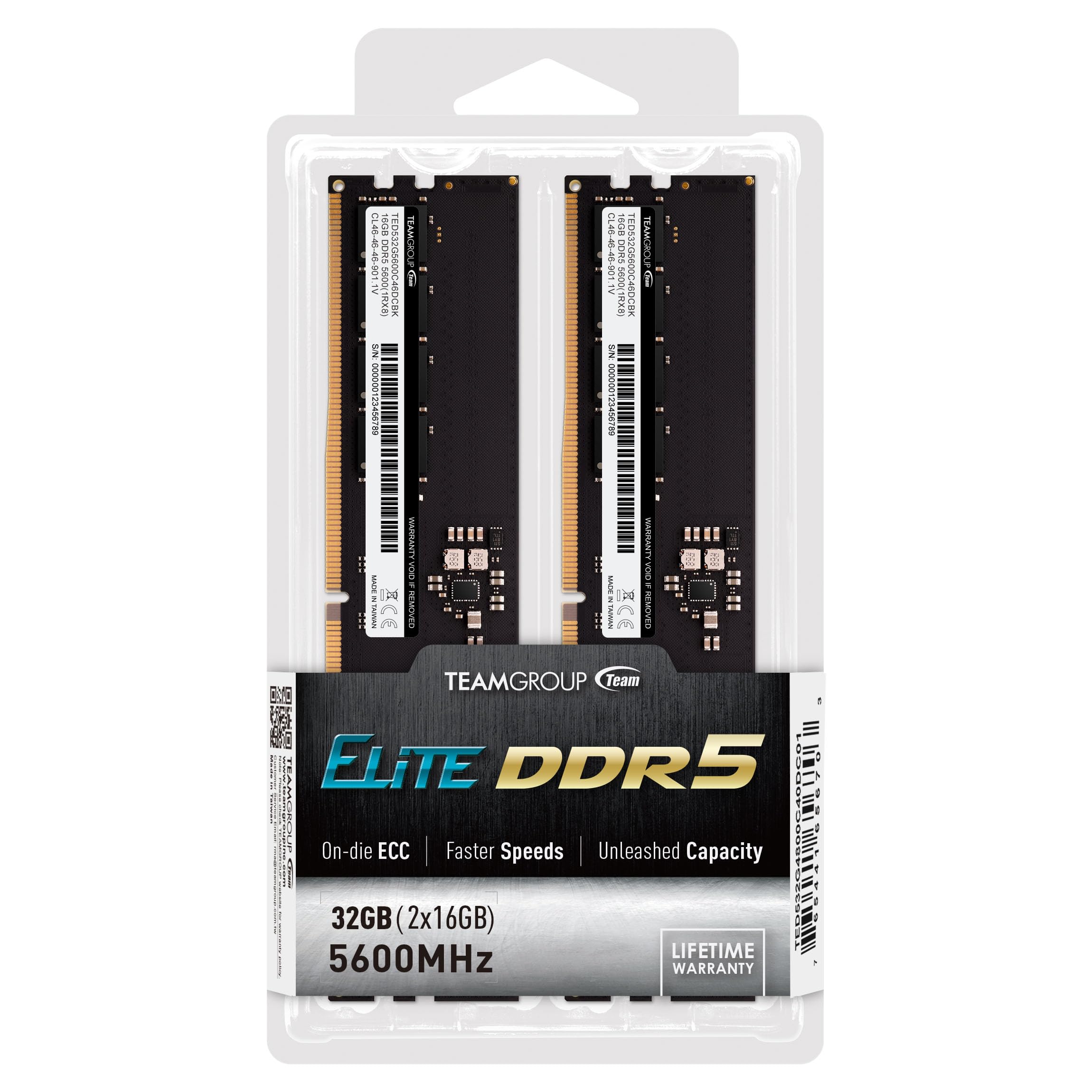 Foto 8 pulgar | Memoria Ram Teamgroup Elite Ddr5 32 Gb (2 X 16 Gb) 5600 Mhz - Venta Internacional.