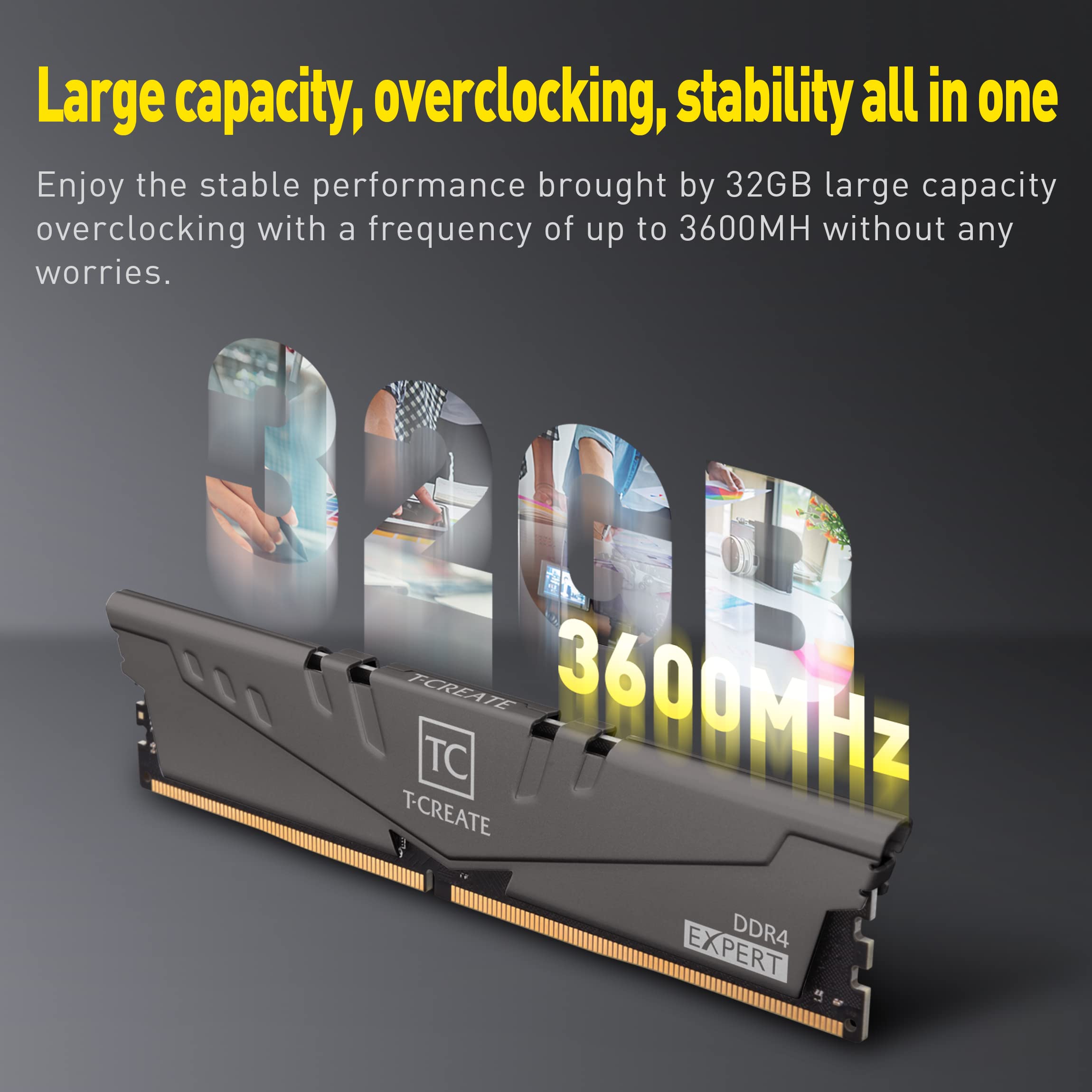 Foto 4 pulgar | Módulo De Memoria Teamgroup T-create Expert Ddr4 De 16 Gb (2 X 8 Gb) - Venta Internacional.