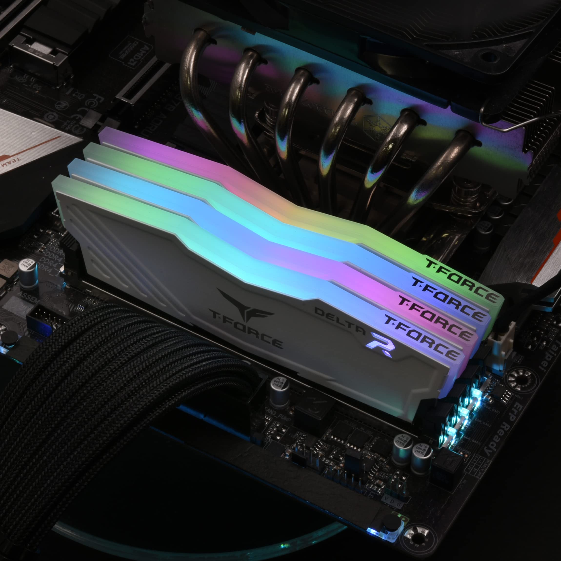Foto 3 pulgar | Módulo De Memoria Teamgroup T-force Delta Rgb De 32 Gb (2 X 16 Gb) A 3200 Mhz - Venta Internacional.