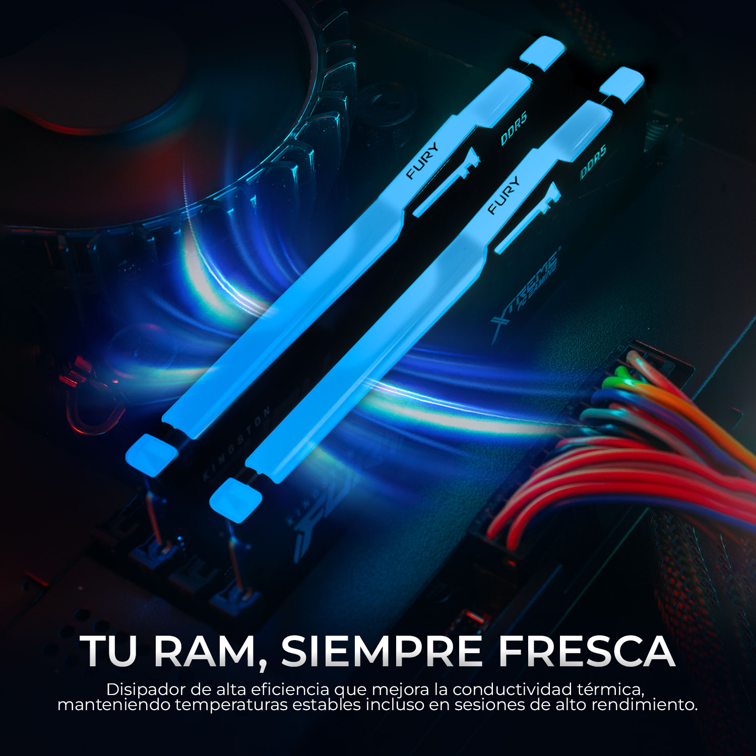 Foto 6 pulgar | Memoria Ram Xtreme Pc Gaming Kingston Fury Beast Rgb Ddr5 16gb 5600mt/s 1x16gb Negro