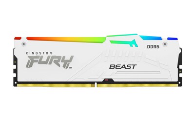 Foto 2 | Memoria Kingston Fury Beast Rgb Blanca Ddr5 De 128 Gb (4 X 32 Gb) - Venta Internacional.