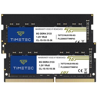 Foto 1 | Memoria Ram Timetec Kit 16gb (2x8 Gb) Ddr4 2133 Mhz Laptop - Venta Internacional.