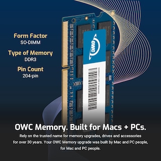 Foto 3 | Actualización De Memoria Ram De 16 Gb (2 X 8 Gb) Pc14900 Ddr3 1866 Mhz Owc - Venta Internacional.