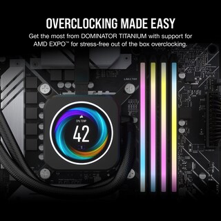 Foto 5 | Memoria De Ordenador Corsair Dominator Titanium Rgb Ddr5 64gb - Venta Internacional.