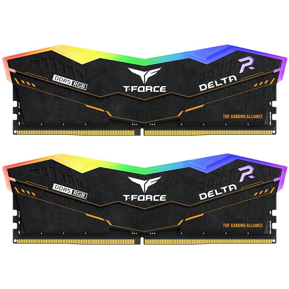 Foto 2 pulgar | Memoria Ram Ddr5 32gb 5200mt/s Teamgroup T-force Delta Tuf Gaming Alliance Rgb 2x16gb Negro Ff5d532g