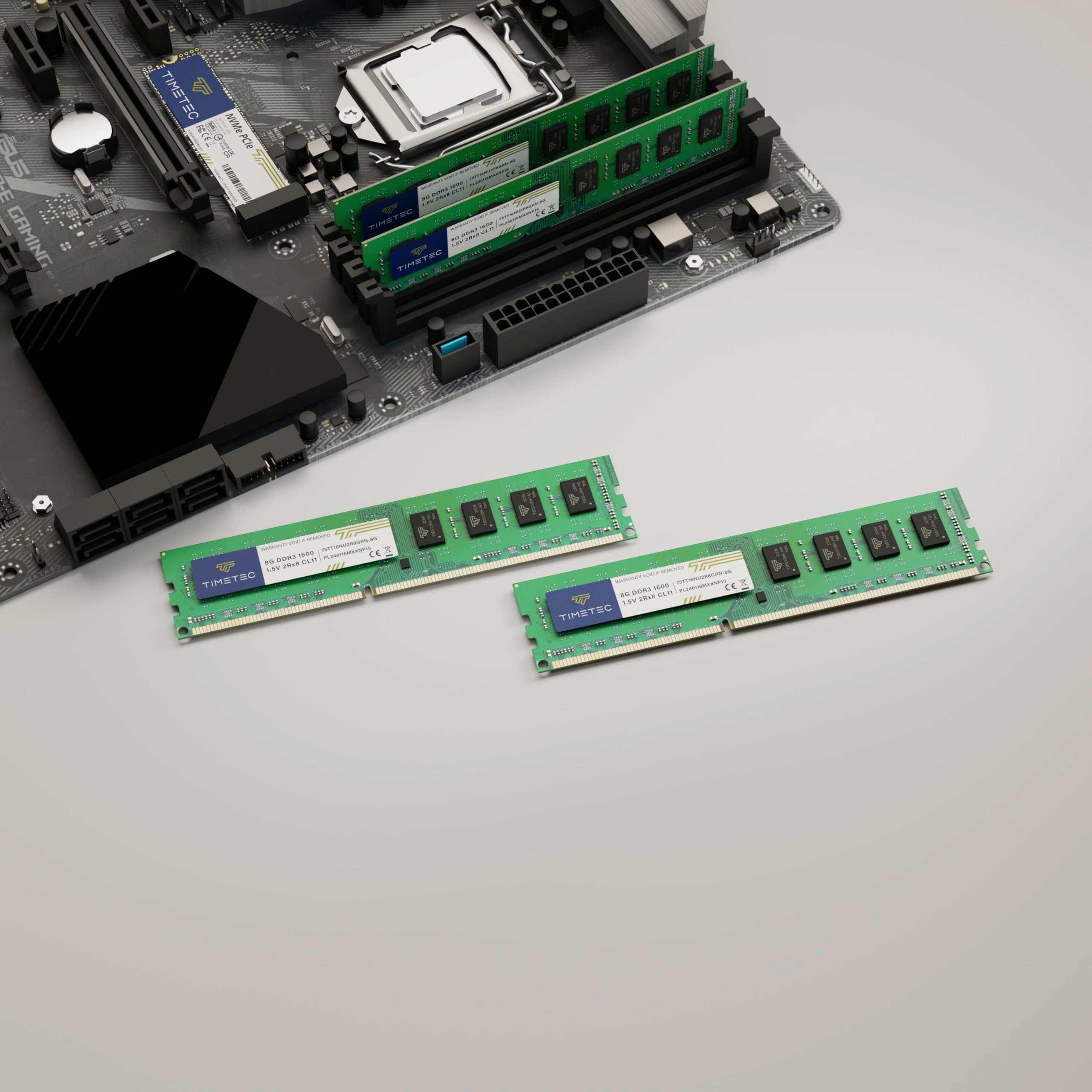 Foto 3 | Módulo De Memoria Ram Timetec 8 Gb Ddr3 1600 Mhz Pc3-12800 - Venta Internacional.