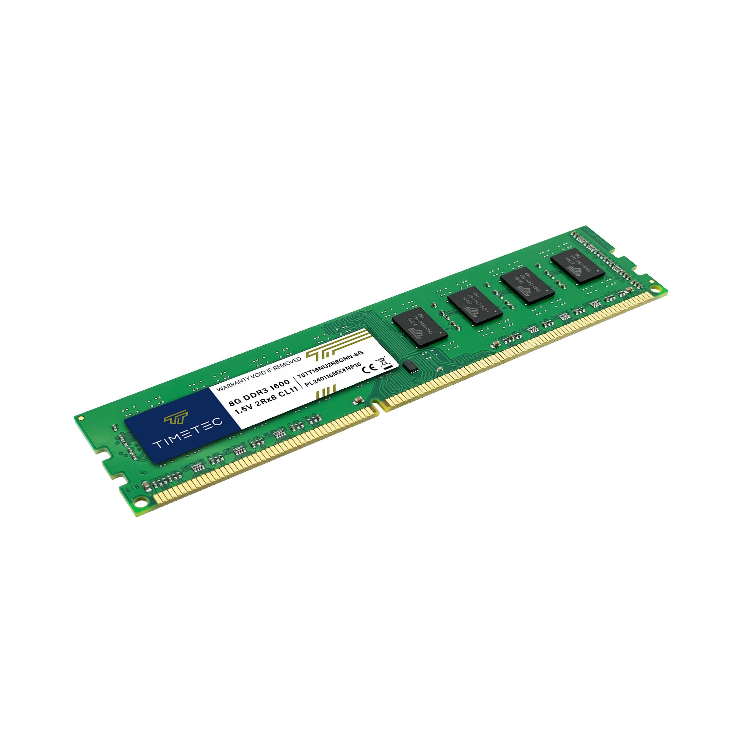 Foto 7 pulgar | Módulo De Memoria Ram Timetec 8 Gb Ddr3 1600 Mhz Pc3-12800 - Venta Internacional.