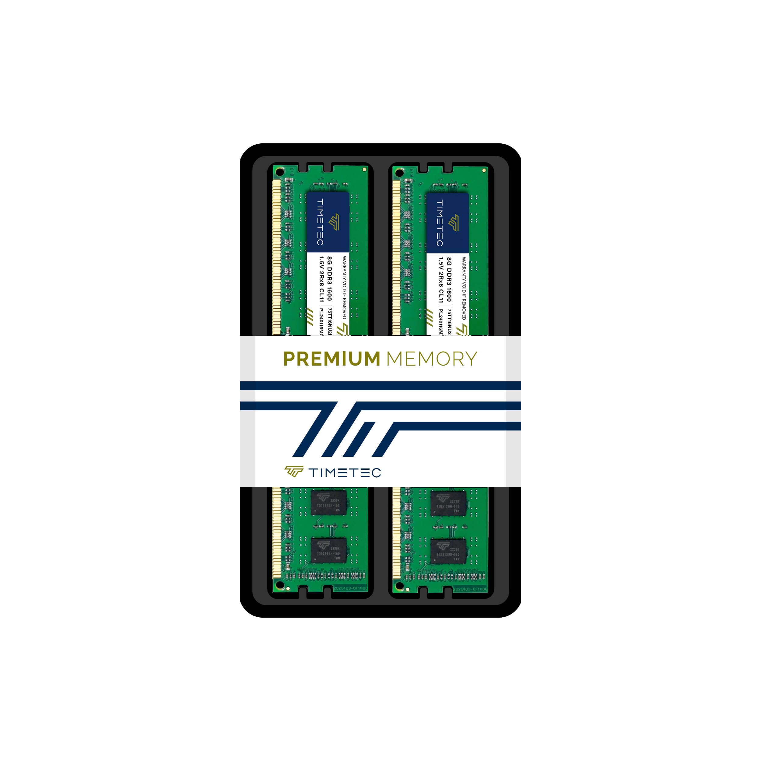 Foto 8 pulgar | Kit De Memoria Ram Timetec De 16 Gb (2 X 8 Gb) Ddr3 1600 Mhz Pc3-12800 - Venta Internacional.