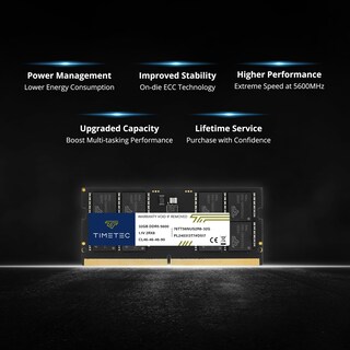 Foto 3 | Módulo Ram De Memoria Portátil Timetec 32 Gb Ddr5 5600 Mhz Pc5-44800 - Venta Internacional.