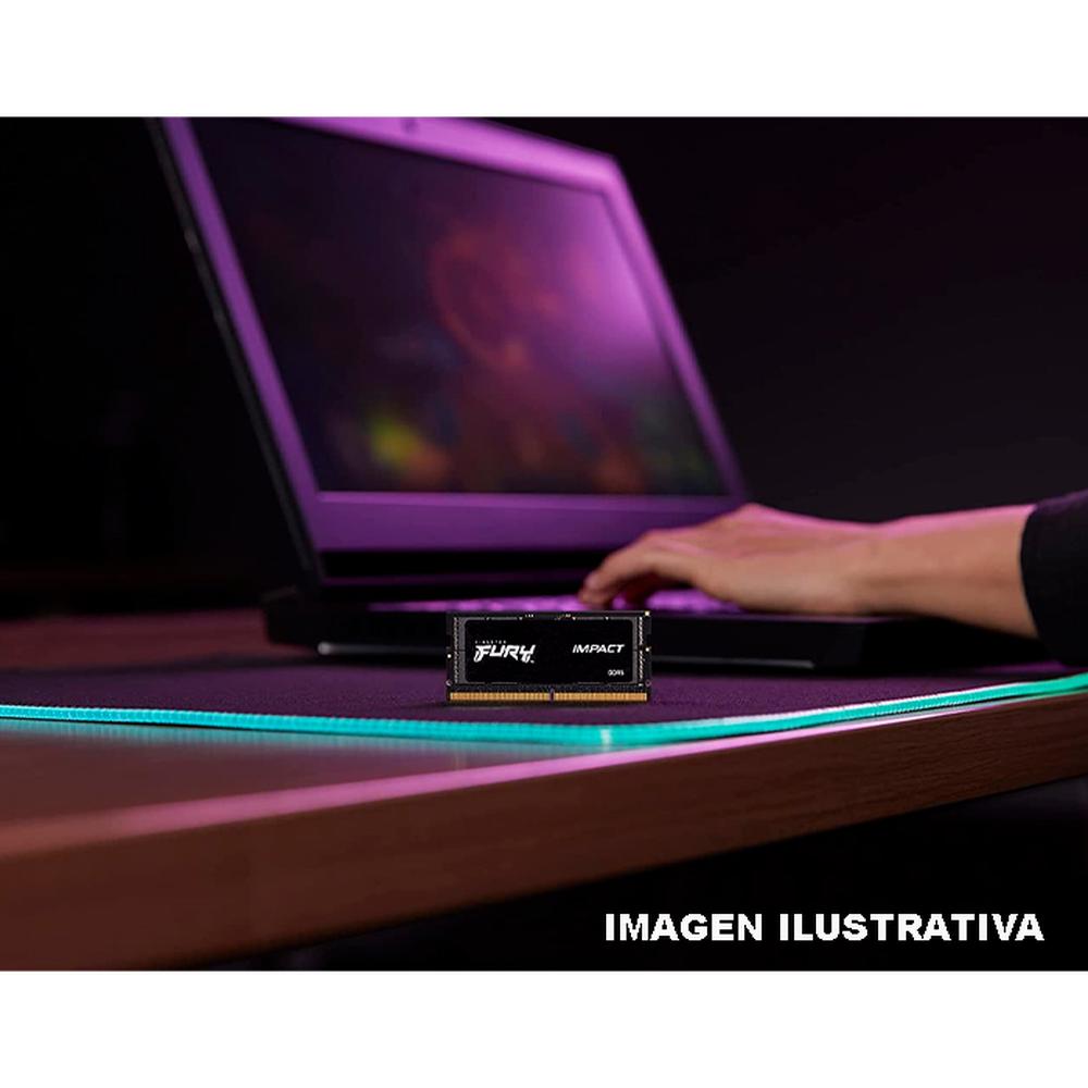 Foto 5 pulgar | Memoria Ram Ddr5 32gb 4800mhz Kingston Fury Impact 1x32gb Cl38 Laptop Kf548s38ib-32 Color Negro