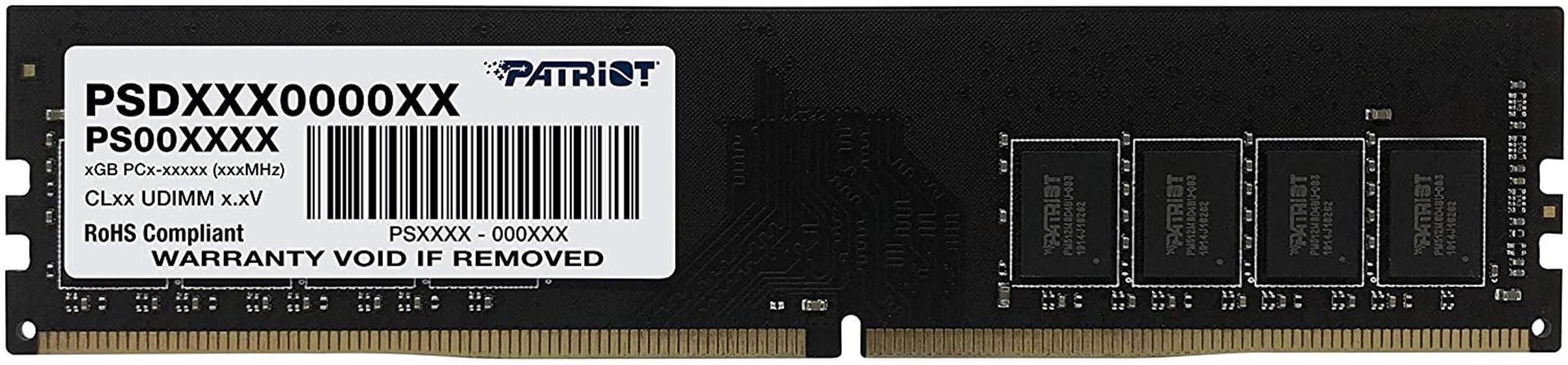 Foto 2 pulgar | Memoria Ram de 16gb Patriot PSDX color Negro Signature Udimm DDR4 2666mhz