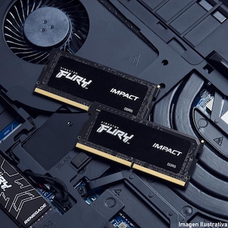 Foto 4 | Memoria RAM DDR5 16 GB 5600mt/s Kingston Fury Impact 1x16 GB Laptop