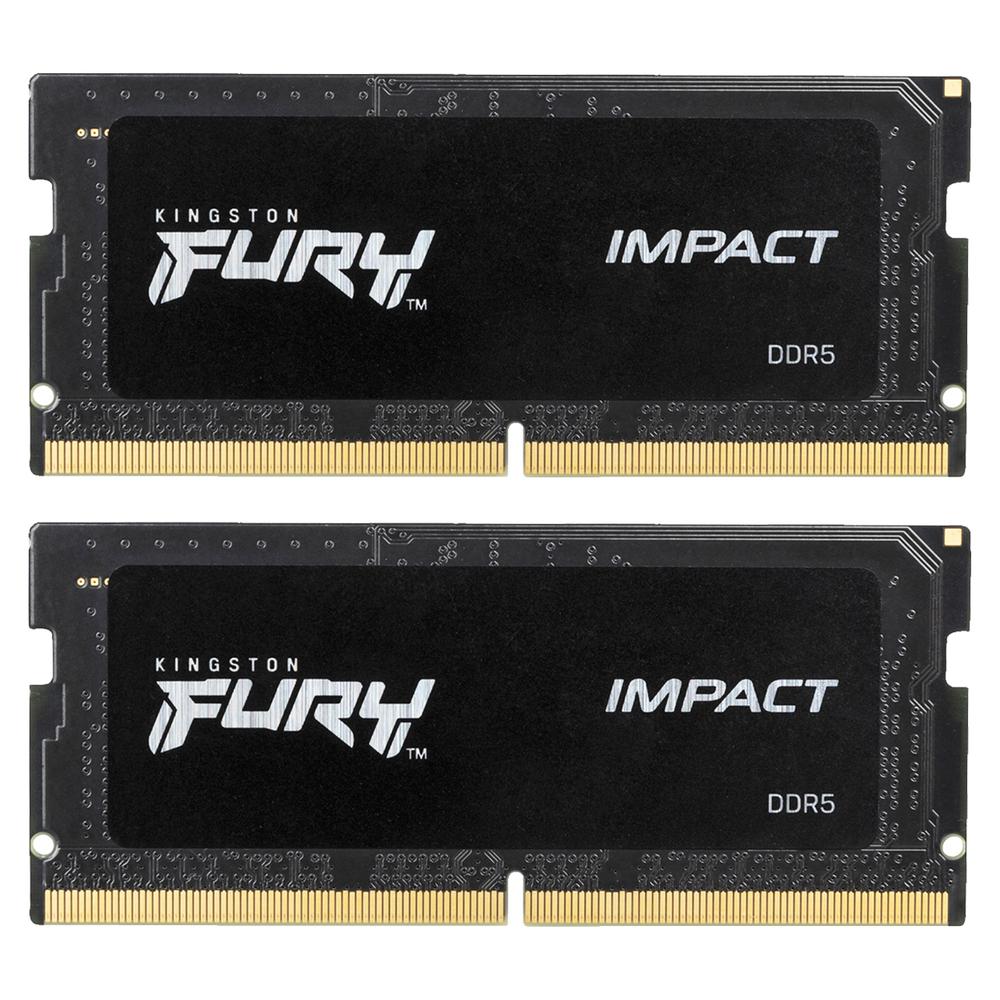 Foto 2 pulgar | Memoria Ram Ddr4 64gb 3200mhz Kingston Fury Impact 2x32gb Laptop Negro Kf432s20ibk2/64