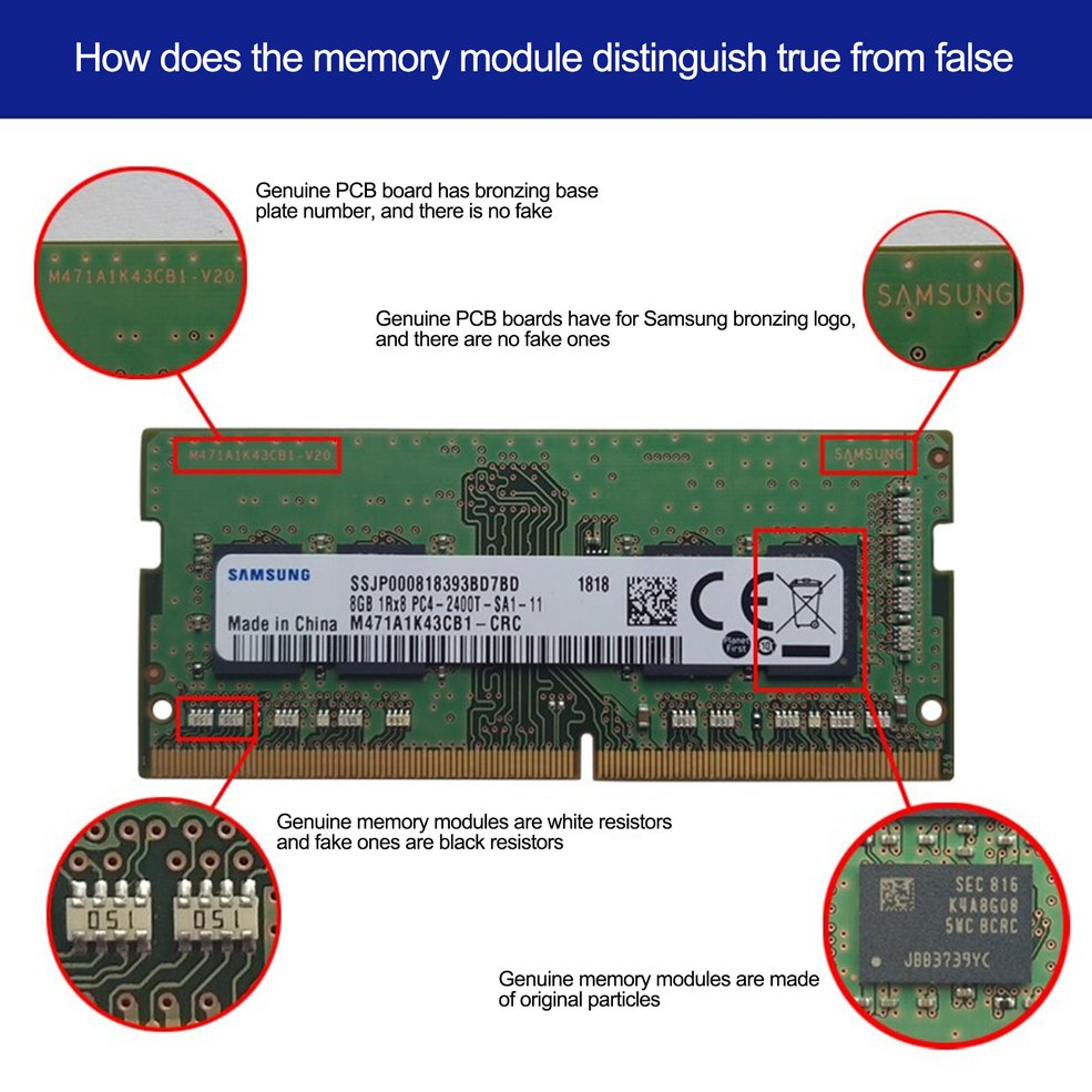 Foto 3 pulgar | Módulo De Memoria Ddr4 8gb 2400 Mhz Para Portátil - Venta Internacional.