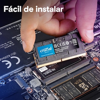 Foto 2 | Memoria Ram Ddr5 16gb 5600mt/s Crucial 1x16gb Laptop Negro