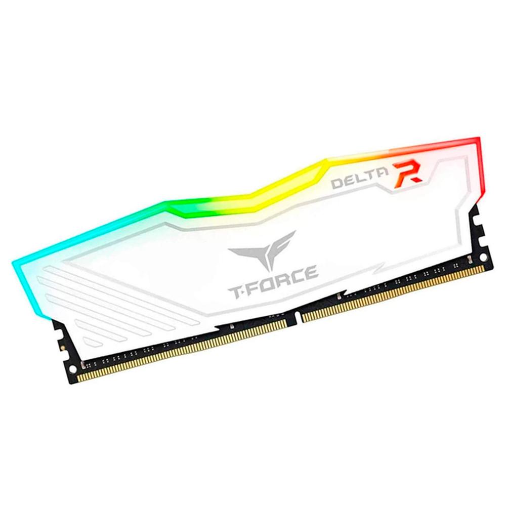 Foto 5 pulgar | Memoria RAM Ddr4 16gb 3200mhz Team Group T-Force Delta RGB 1x16gb Blanco