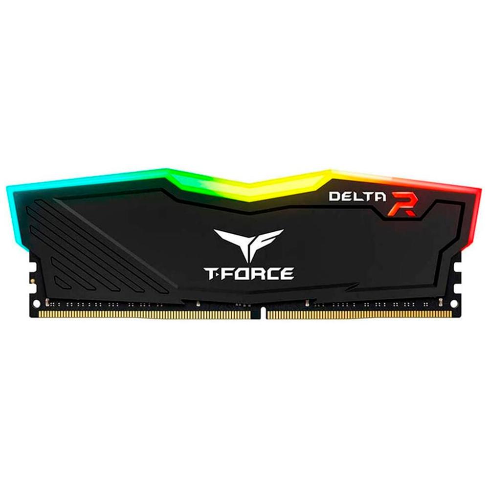 Foto 2 pulgar | Memoria RAM Ddr4 16gb 3200mhz Team Group T-Force Delta RGB 1x16gb Tf3d416g3200hc16f01 color Negro