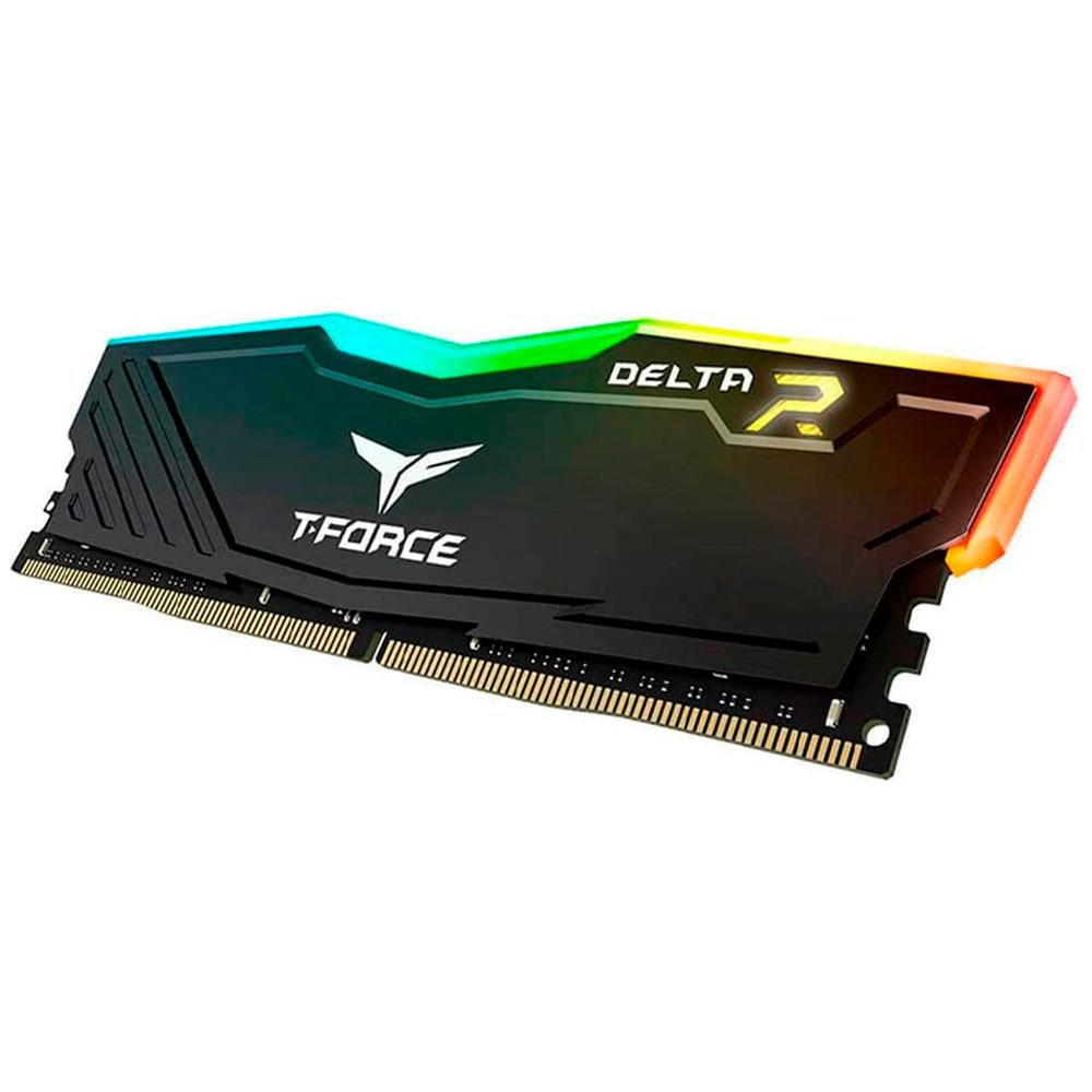 Foto 4 pulgar | Memoria RAM Ddr4 16gb 3200mhz Team Group T-Force Delta RGB 1x16gb Tf3d416g3200hc16f01 color Negro