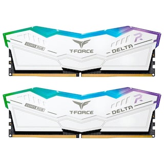 Foto 1 | Memoria RAM DDR5 32GB 6000MT/S Team Group T-Force Delta RGB 2X16GB Ff4d532g6000hc38adc01 color Blanco