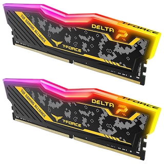 Foto 2 | Memoria RAM DDR4 64GB 3200MT/S Team Group T-Force Delta TUF Gaming RGB 2X32GB Tf9d464g3200hc16f color Negro