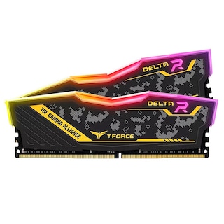 Foto 3 | Memoria RAM DDR4 64GB 3200MT/S Team Group T-Force Delta TUF Gaming RGB 2X32GB Tf9d464g3200hc16f color Negro