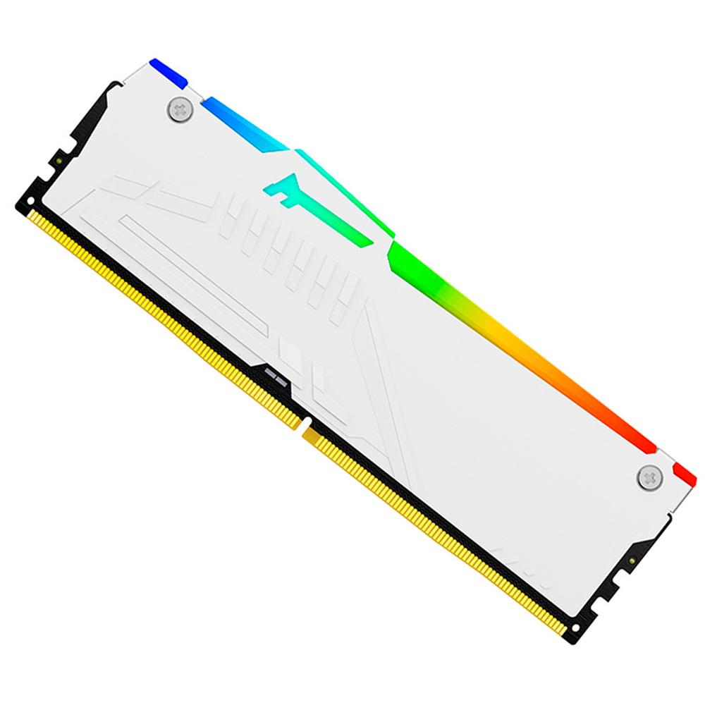 Foto 6 pulgar | Memoria Ram Ddr5 32gb 5200mt/s Kingston Fury Beast Rgb 1x32gb Blanco Kf552c36bwea-32