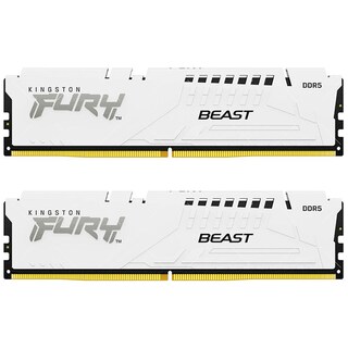Foto 1 | Memoria Ram Ddr5 64gb 5600mt/s Kingston Fury Beast 2x32gb Blanco Kf556c36bwek2-64