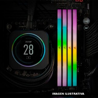 Foto 5 | Memoria RAM Ddr5 64gb 5200mt/s Corsair Vengeance RGB 2x32gb Negro