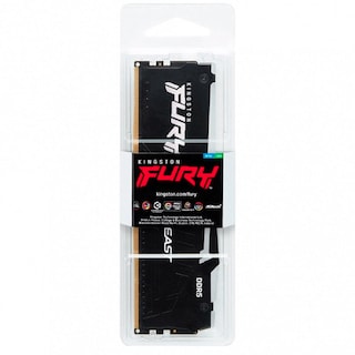 Foto 5 | Memoria RAM Ddr5 16gb 5200mt/s Kingston Fury Beast RGB 1x16gb Kf552c40bba-16 Negra