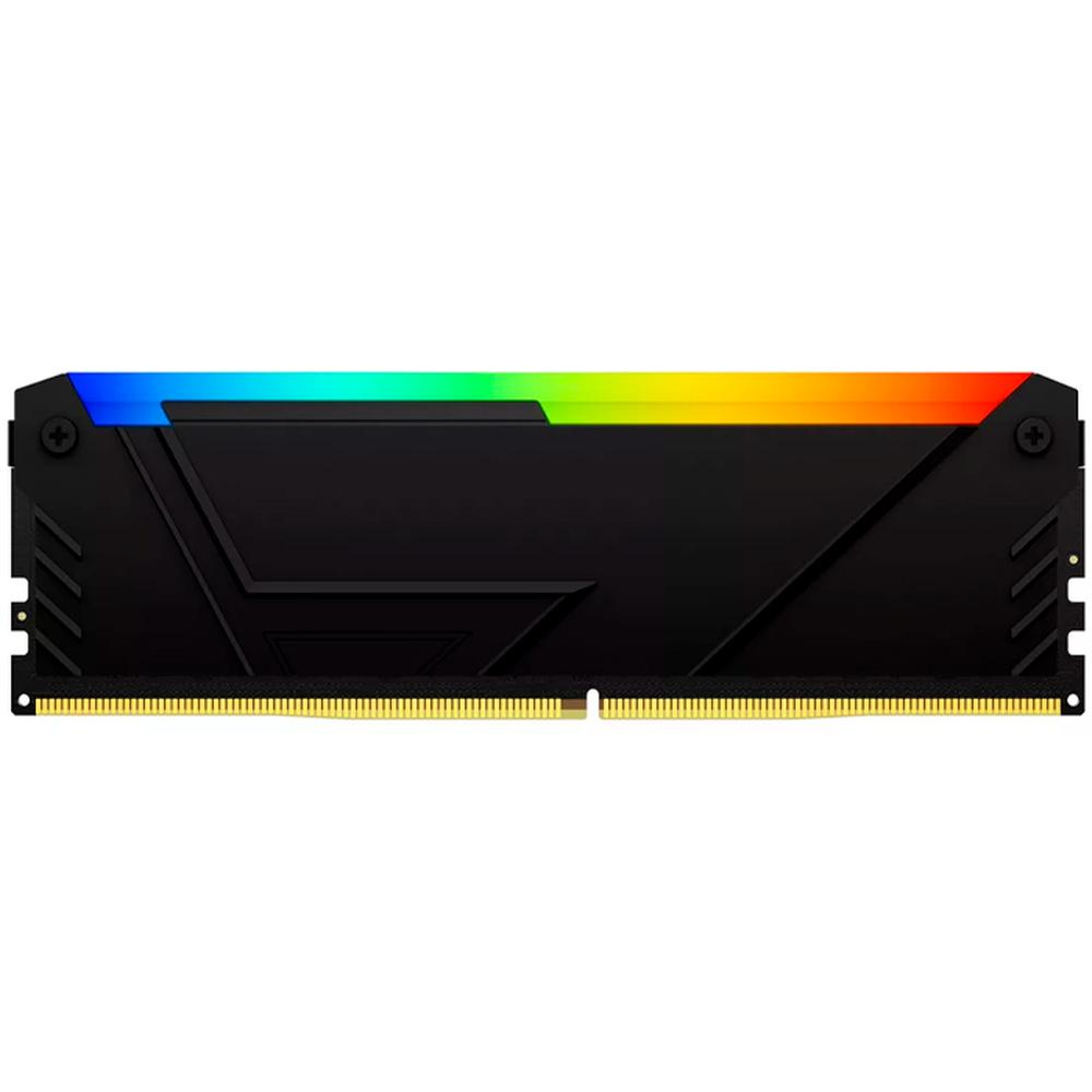 Foto 4 pulgar | Memoria Ram Ddr4 32gb 3600mhz Kingston Fury Beast Rgb 1x32gb Kf436c18bb2a/32 Color Negro