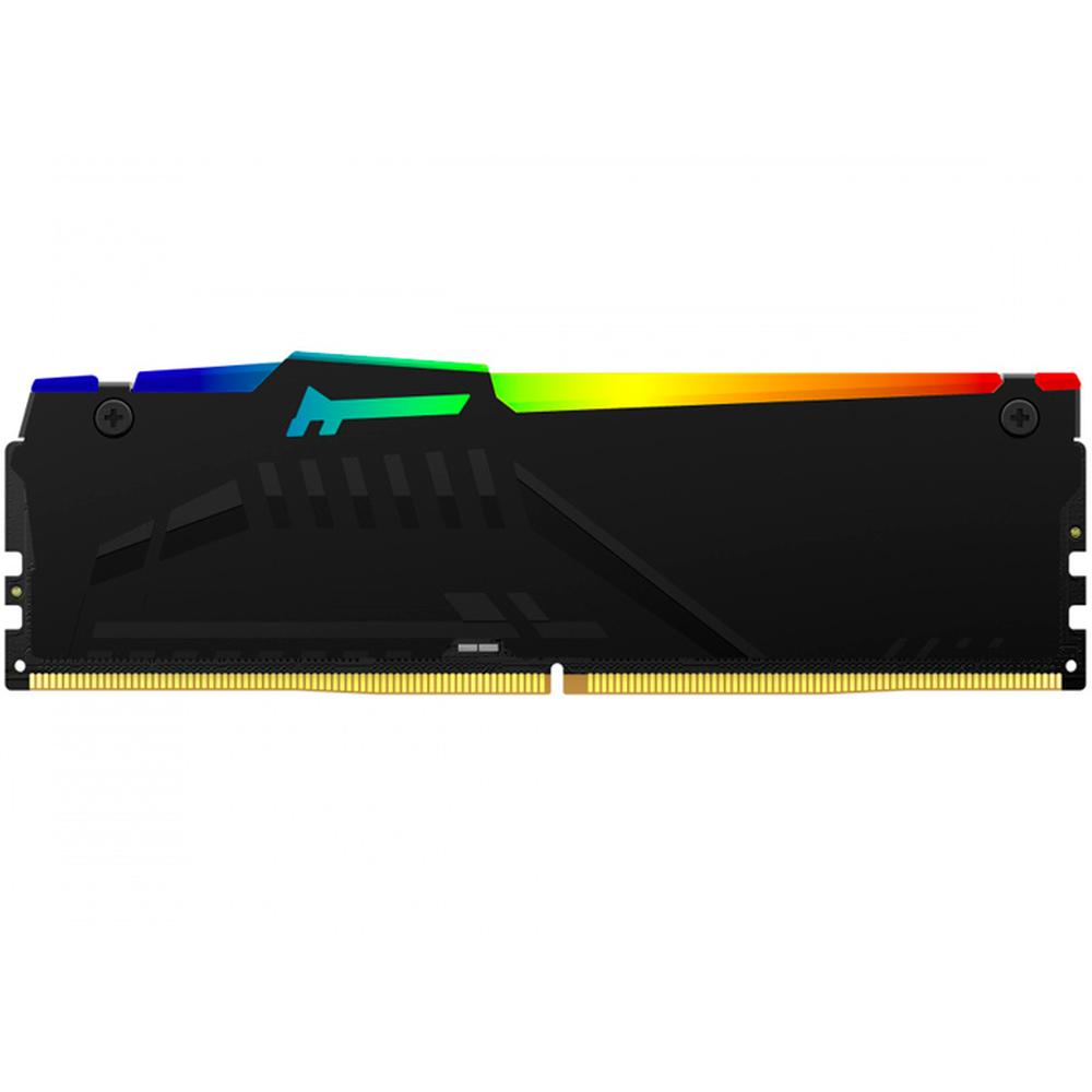 Foto 4 pulgar | Memoria Ram Ddr5 32gb 5200mt/s Kingston Fury Beast Rgb 1x32gb Kf552c40bba-32 Color Negro