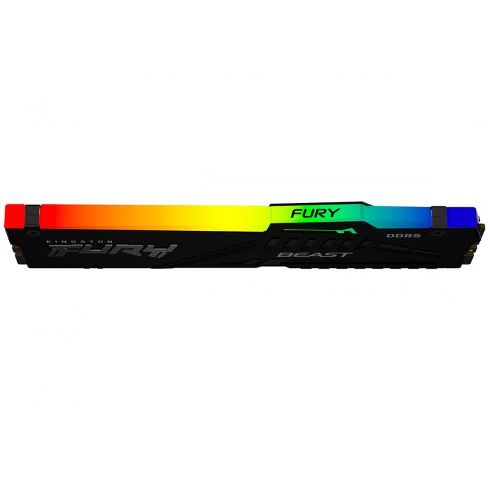 Foto 4 | Memoria Ram Ddr5 32gb 5200mt/s Kingston Fury Beast Rgb 1x32gb Kf552c40bba-32 Color Negro