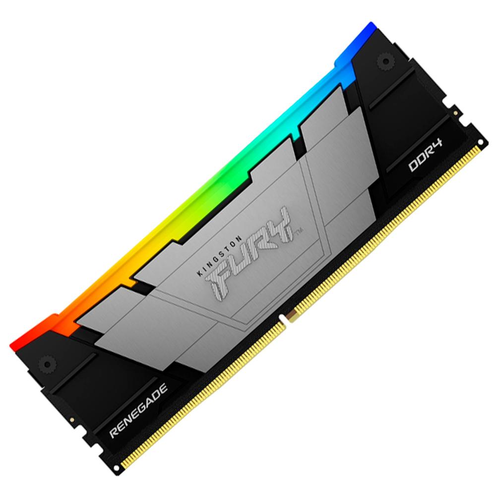 Foto 3 pulgar | Memoria Ram Ddr4 16gb 3200mhz Kingston Fury Renegade Rgb 1x16gb Kf432c16rb12a/16 Negro