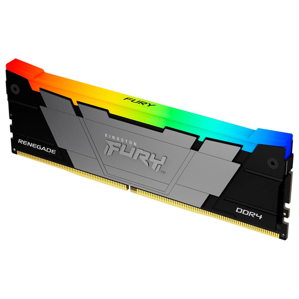 Foto 4 pulgar | Memoria Ram Ddr4 16gb 3200mhz Kingston Fury Renegade Rgb 1x16gb Kf432c16rb12a/16 Negro