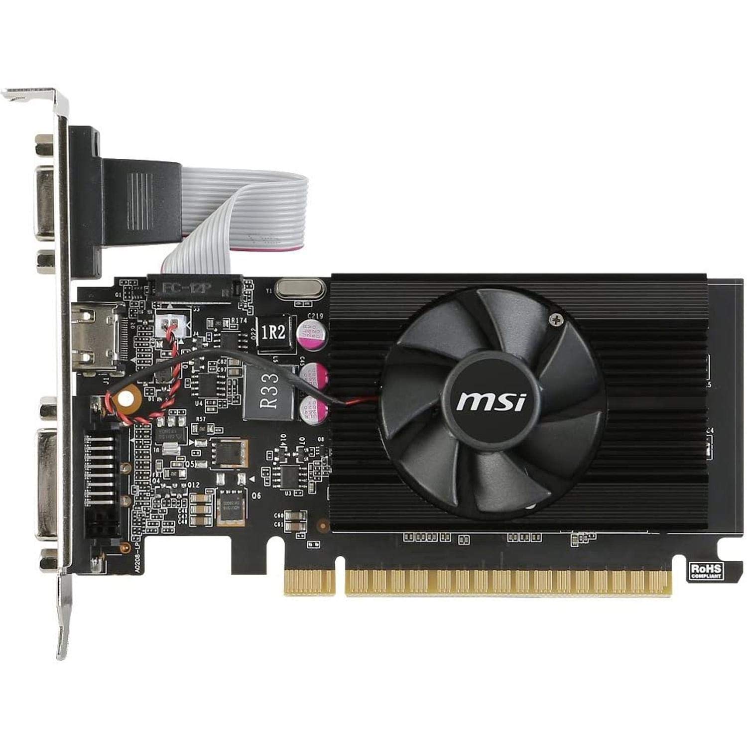 Foto 2 | Tarjeta Gráfica Msi Gaming Geforce Gt 710 2gb Gdrr3 64-bit - Venta Internacional.