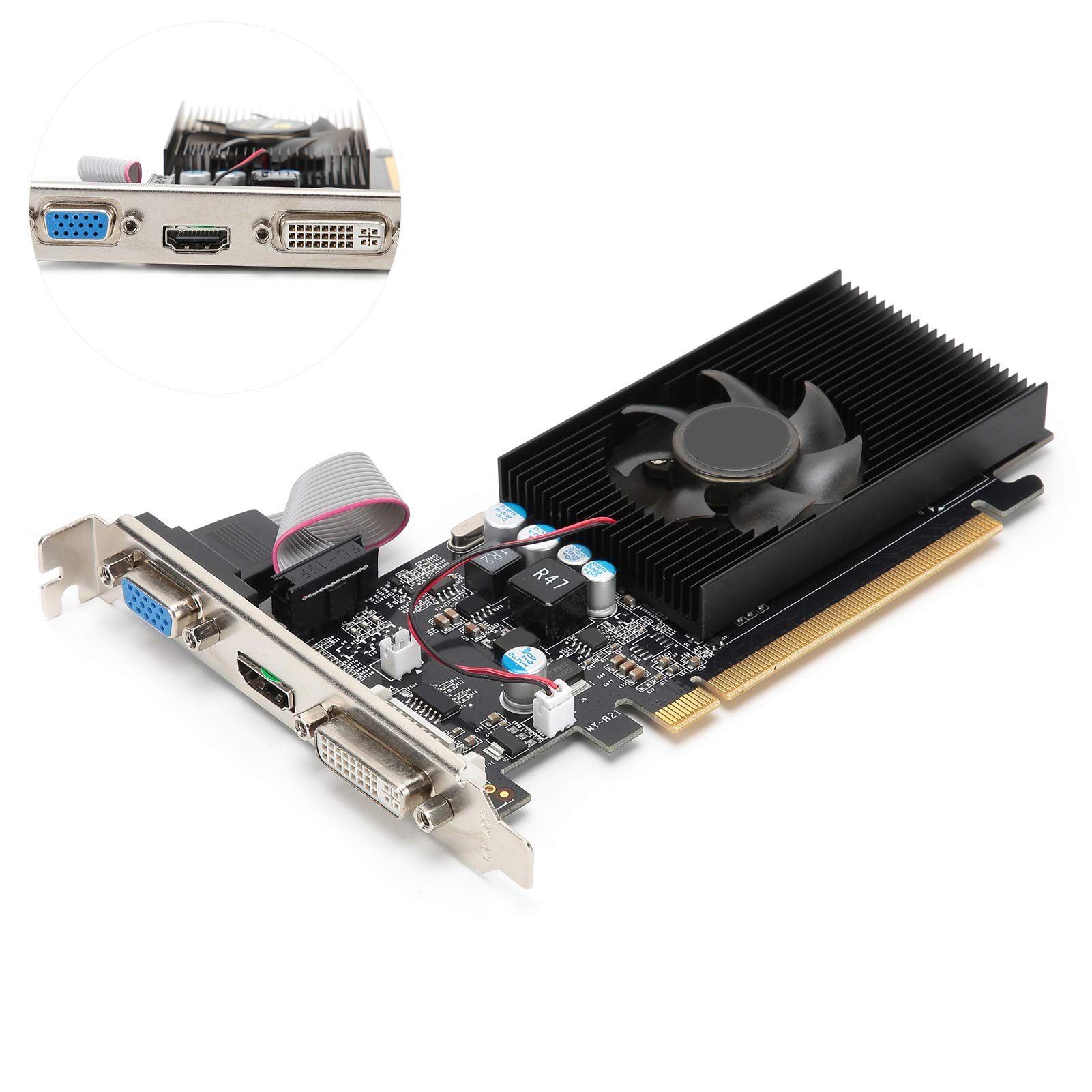 Foto 3 | Tarjeta Gráfica Tangxi Pci E 2.0 De 1 Gb De Memoria De Vídeo Ddr2 Gt210 - Venta Internacional.