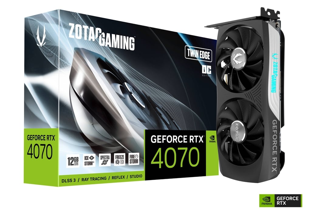 Foto 2 pulgar | Tarjeta De Video Gpu Zotac Gaming Geforce Rtx 4070 Twin Edge Oc 12gb Gddr6