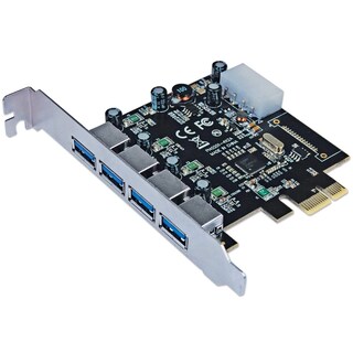 Foto 1 | Tarjeta Pci Express Con 4 Puertos Usb 3.0 Manhattan Super Alta Velocidad 152891