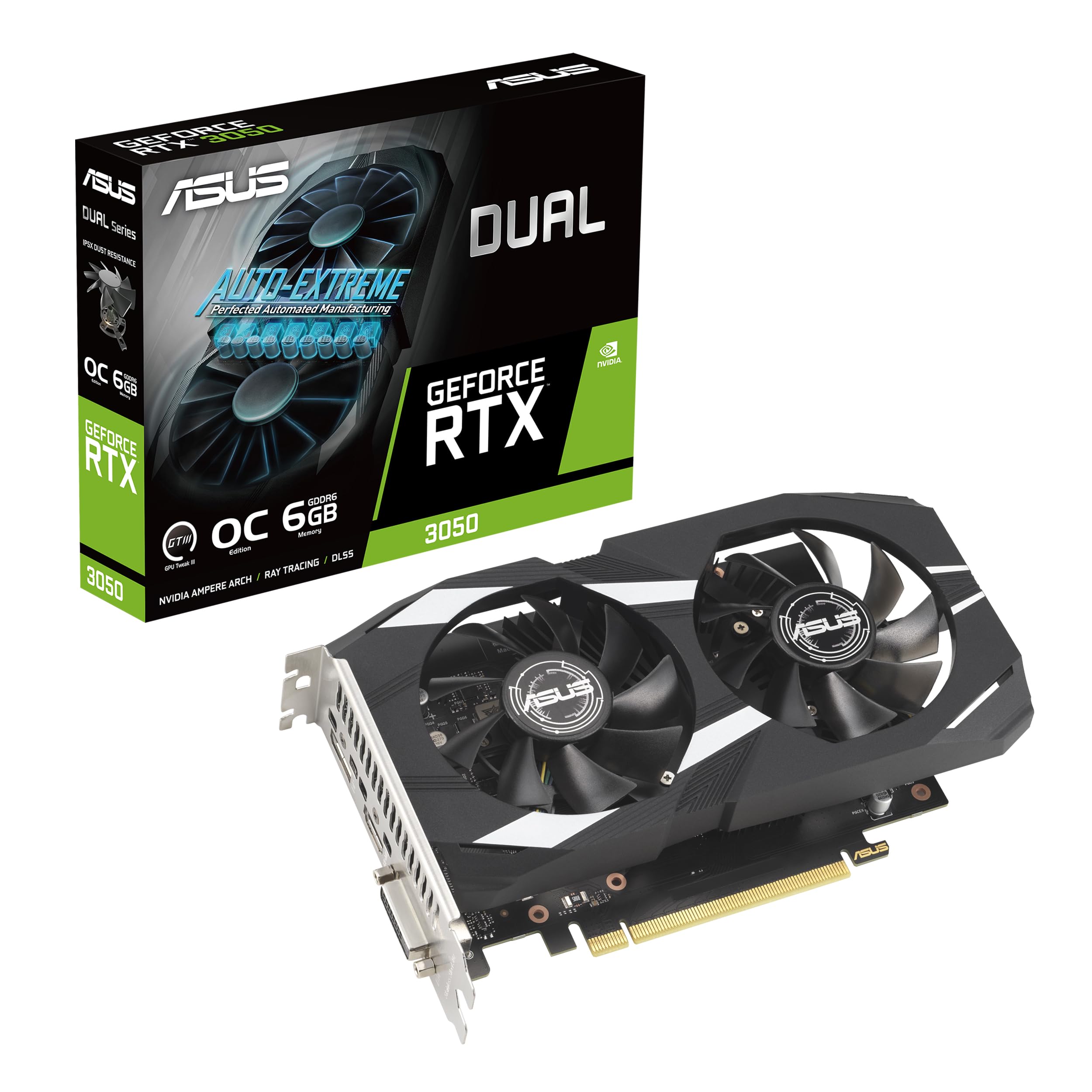 Foto 2 pulgar | Tarjeta Gráfica Asus Dual Nvidia Geforce Rtx 3050 6gb Oc - Venta Internacional.