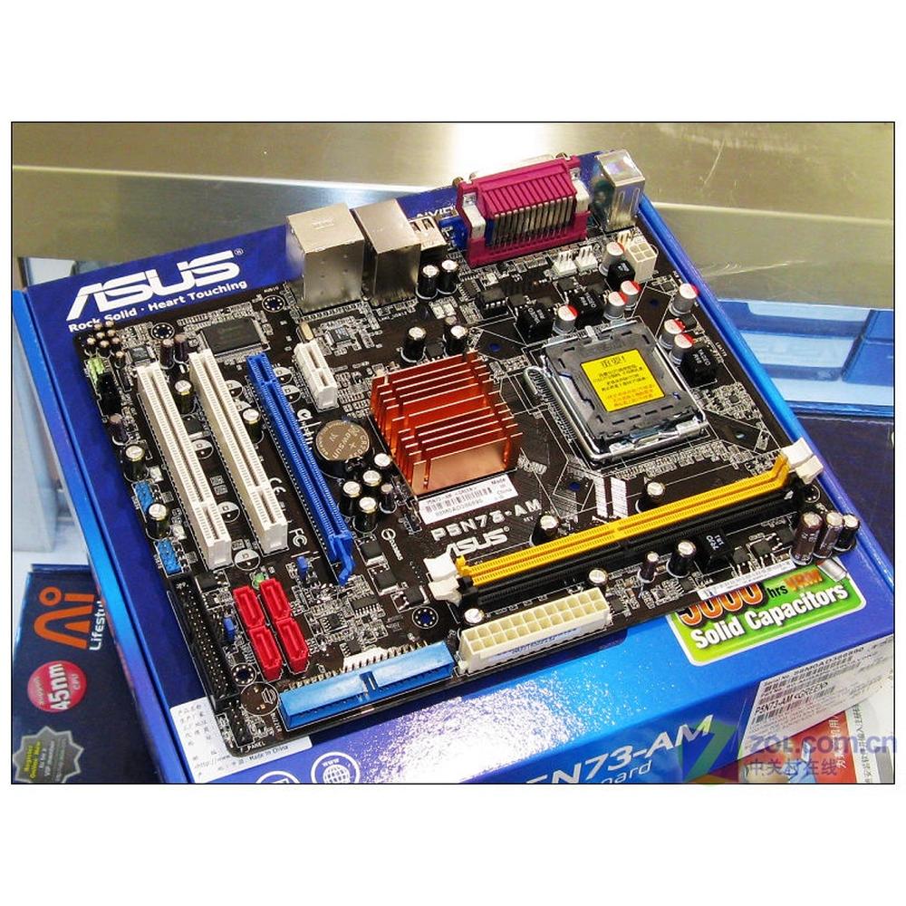 Foto 2 pulgar | Placa Base Asus P5n73-am Lga 775 Ddr2 Micro Atx Con Gpu - Venta Internacional.
