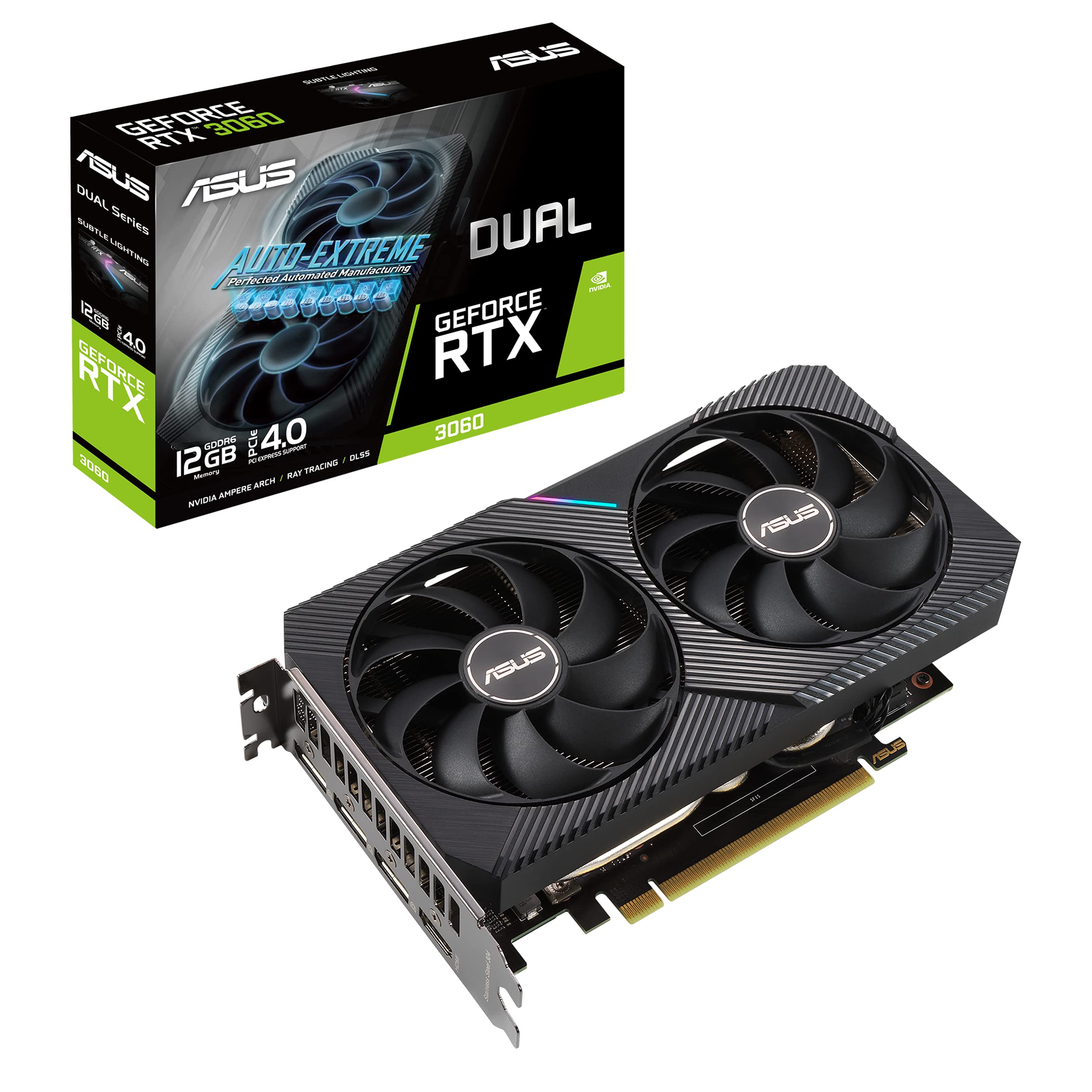 Foto 2 pulgar | Tarjeta Gráfica Asus Dual Nvidia Geforce Rtx 3060 V2 Oc 12gb - Venta Internacional.