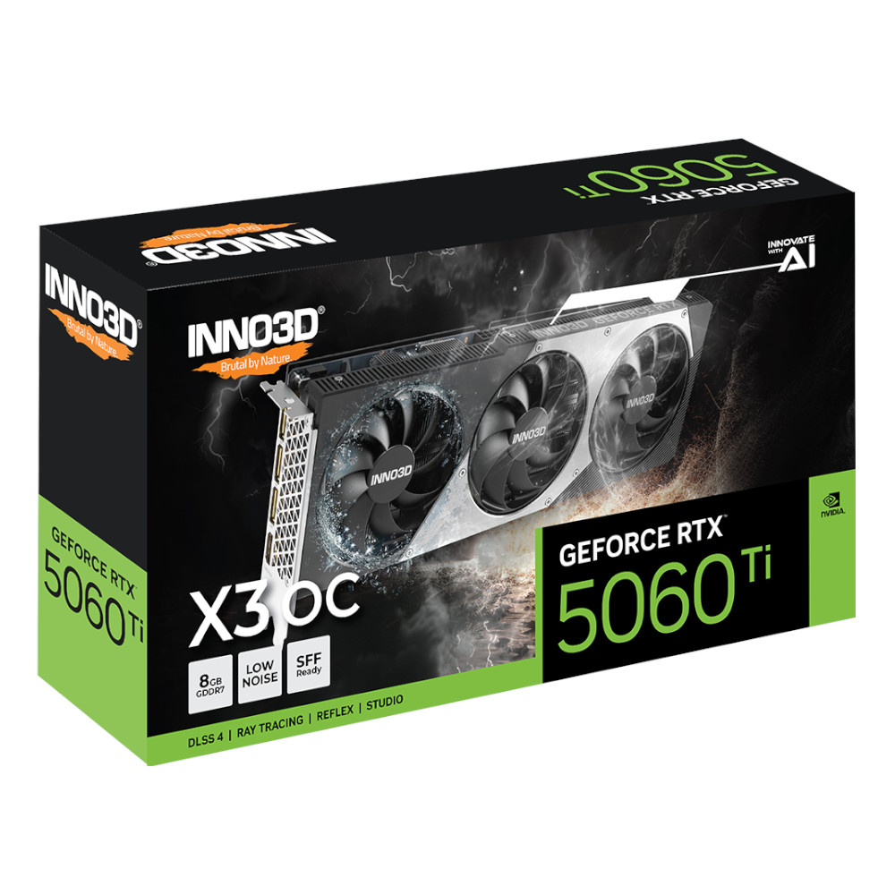 Foto 3 pulgar | Tarjeta de Video Inno3d Rtx 5060 Ti X3 8 GB