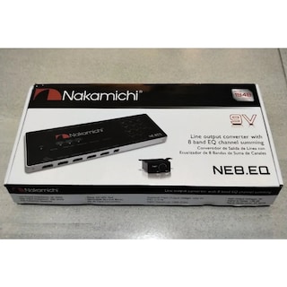 Foto 3 | Ecualizador con Convertidor Nakamichi Ne-8eq color Negro de 8 Bandas